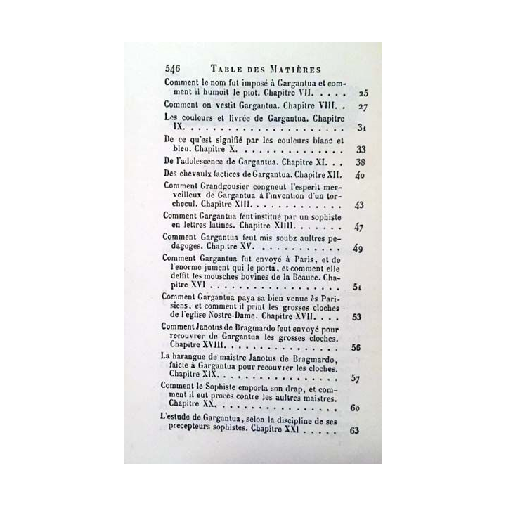 1. Oeuvres de Rabelais Tome 1 aux éditions Chez P. Jannet