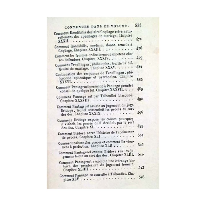 1. Oeuvres de Rabelais Tome 1 aux éditions Chez P. Jannet