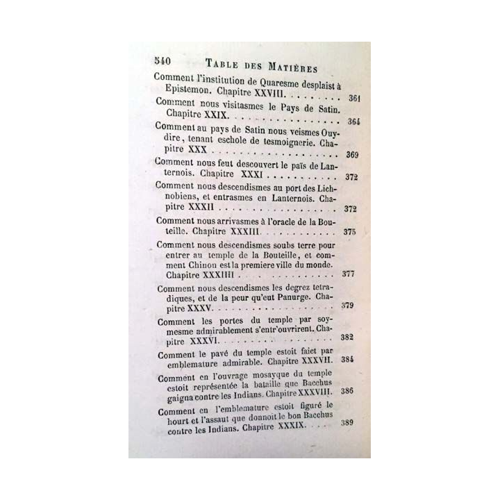 1. Oeuvres de Rabelais Tome 2 aux éditions Chez P. Jannet