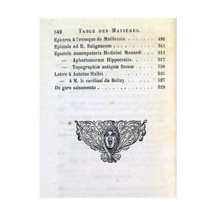1. Oeuvres de Rabelais Tome 2 aux éditions Chez P. Jannet
