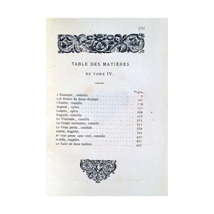 1. Oeuvres de La Fontaine Tome 4 Théâtre de Ch. Marty-Laveaux aux éditions Chez Pagnerre