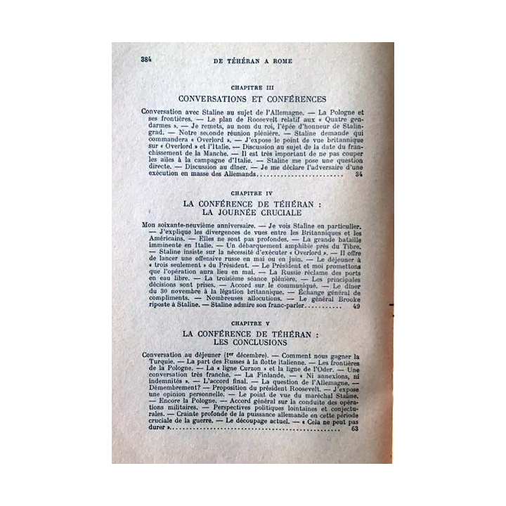 1. L'étau se referme Tome 2 13 novembre 1943 - 5 juin 1944 de Winston S. Churchill aux éditions Librairie Plon