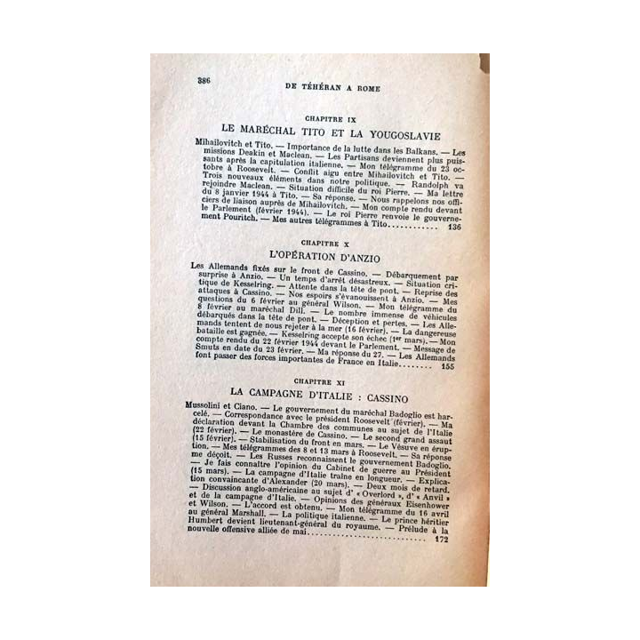 1. L'étau se referme Tome 2 13 novembre 1943 - 5 juin 1944 de Winston S. Churchill aux éditions Librairie Plon