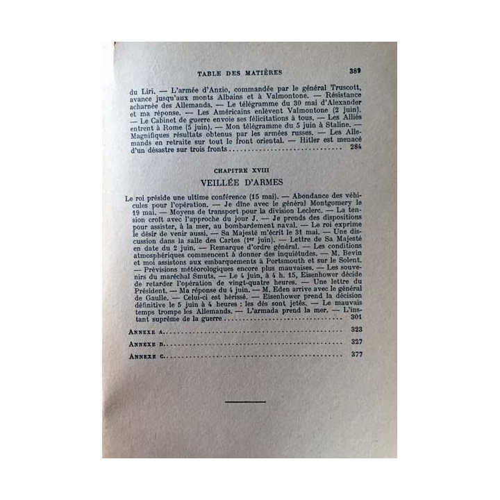1. L'étau se referme Tome 2 13 novembre 1943 - 5 juin 1944 de Winston S. Churchill aux éditions Librairie Plon