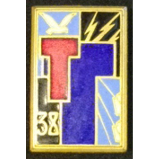 38° RT : 38° RÉGIMENT DE TRANSMISSIONS (DRAGO 576) ÉMAIL