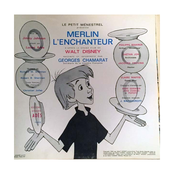 1. Merlin l'enchanteur raconté par Georges Chamarat aux éditions Lucien Adès