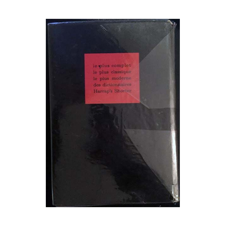 1. Harrap's Shorter french and english dictionary de J. E. Mansion aux éditions Bordas