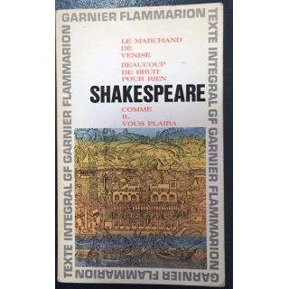 1. Le marchand de Venise beaucoup de bruit pour rien comme il vous plaira de William Shakespeare