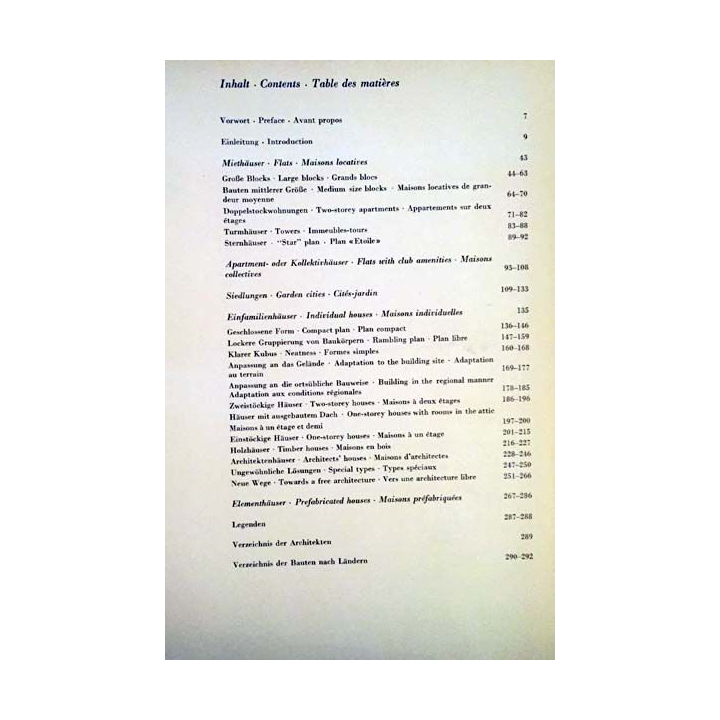 1. Wie wohnen ? Homes and Housing ? Mon habitation de Ernst Zietzschmann et Gertrud David