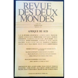 1. Revue des deux monde Avril 1990