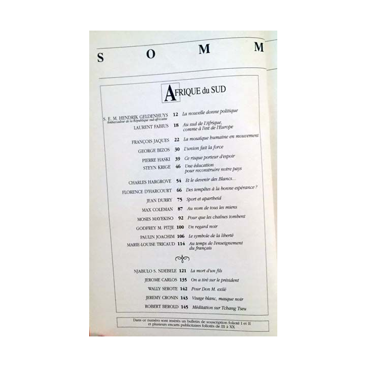 1. Revue des deux monde Avril 1990