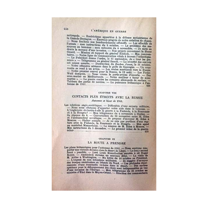 1. Mémoires sur la deuxième guerre mondiale - La grande alliance Tome 2 L'Amérique en guerre