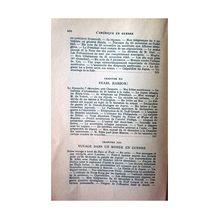 1. Mémoires sur la deuxième guerre mondiale - La grande alliance Tome 2 L'Amérique en guerre