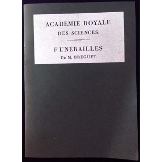 1. Académie royale des sciences - Funérailles de M. Bréguet