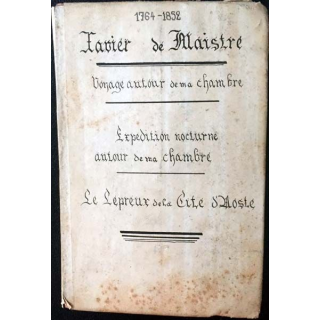 1. Voyage autour de ma chambre de X. De Maistre aux éditions Librairie de la bibliothèque nationale 1908