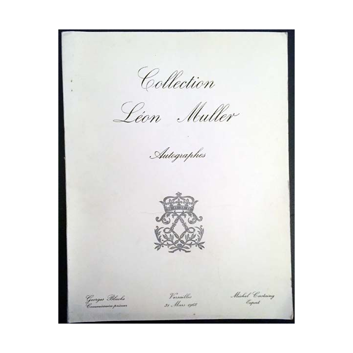 1. Collection Léon Muller autographes