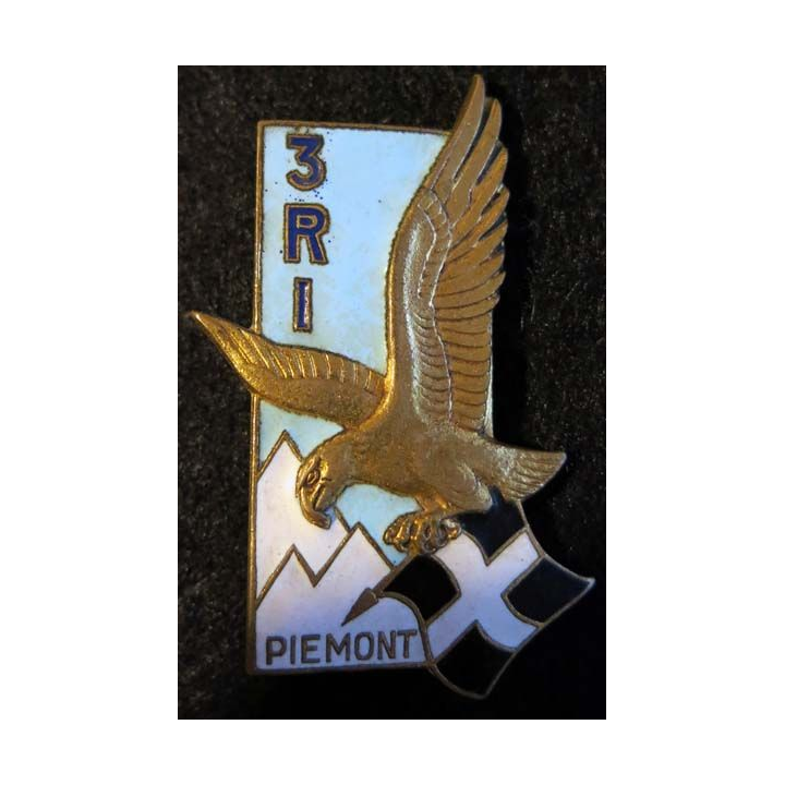 3° RI : Insigne métallique du 3° régiment d'infanterie Drago Paris G. 2006 en émail