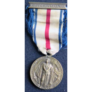 GRANDE BRETAGNE : médaille de la national service league