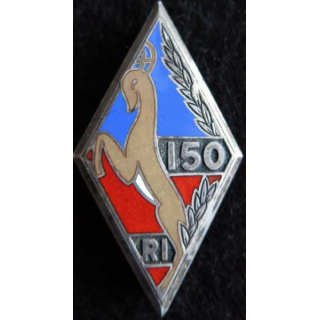 150° RI : 150° régiment d'infanterie Drago Béranger embouti en émail 