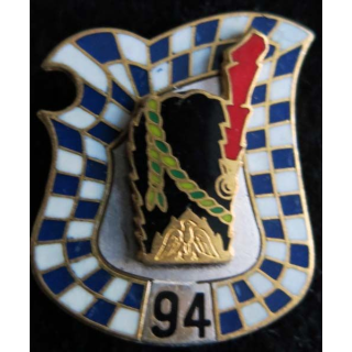 94° RI 94° régiment d'infanterie Drago Paris G. 1635 guilloché devise au dos