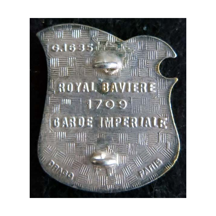 94° RI 94° régiment d'infanterie Drago Paris G. 1635 guilloché devise au dos