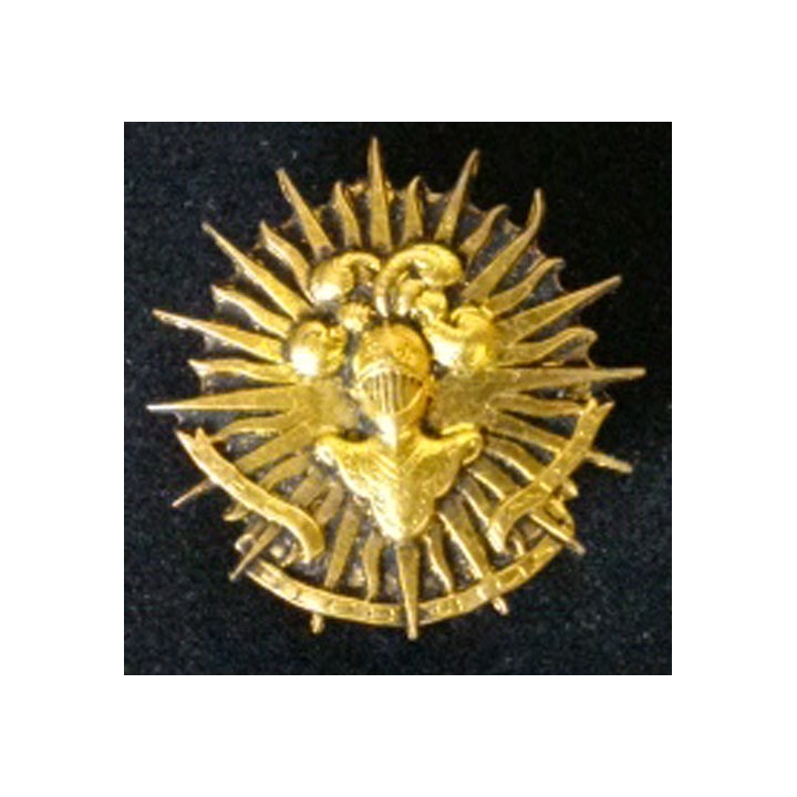2° régiment de cuirassiers heaume et devise dorés Drago Paris