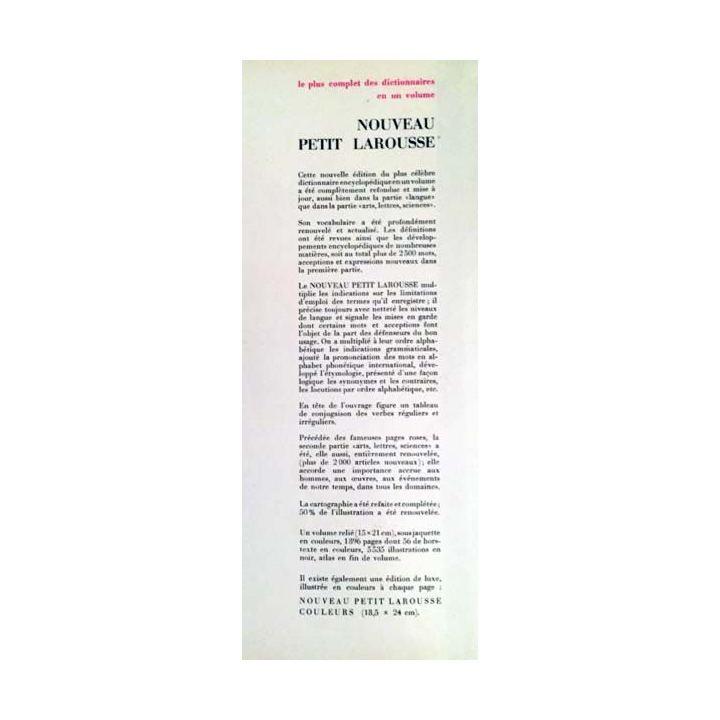 1. Journal de l'année 1er Juillet 1966 - 30 Juin 1967 aux éditions Larousse
