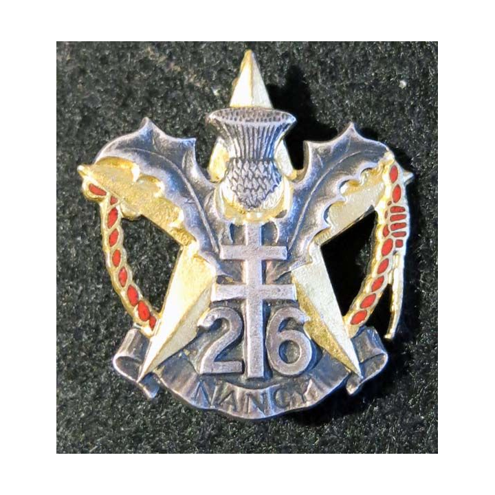 26° RI :26° régiment d'infanterie Drago Paris G. 1861 dos guilloché 