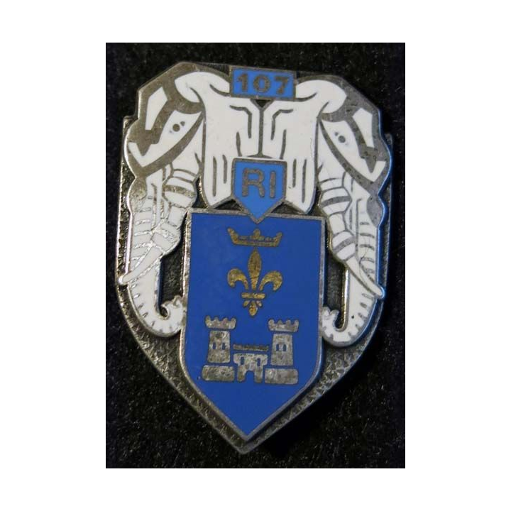 107° RI : du 107° régiment d'infanterie Drago Paris dos guilloché 