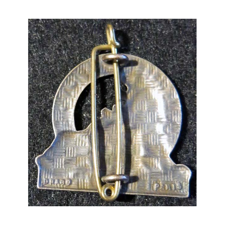 1° RI : 1° régiment d'infanterie de fabrication Drago Paris dos guilloché embouti 