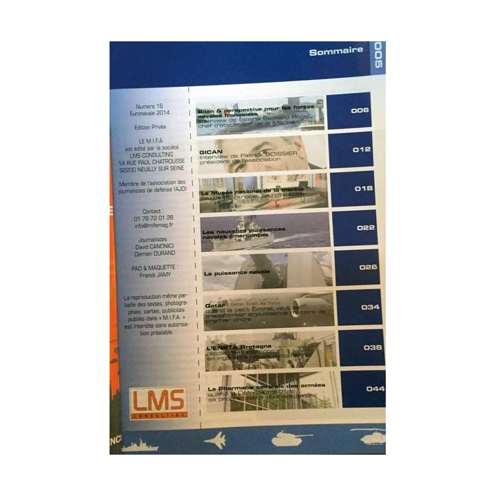 1. M.I.F.A Magazine d'information des fournisseurs des armées