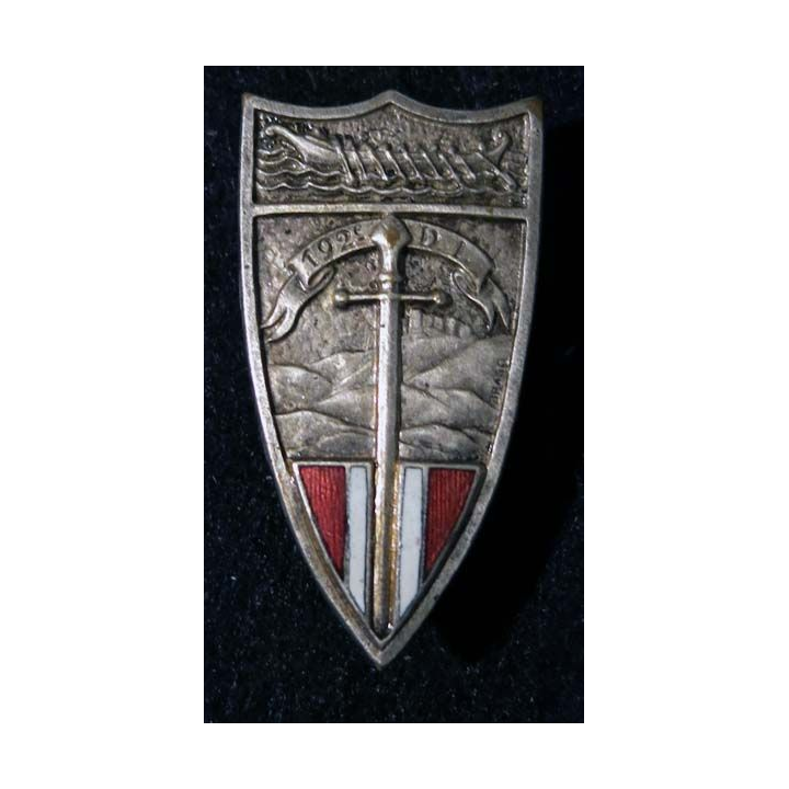 192° DI : 192° division d’infanterie du Levant Drago Béranger en émail