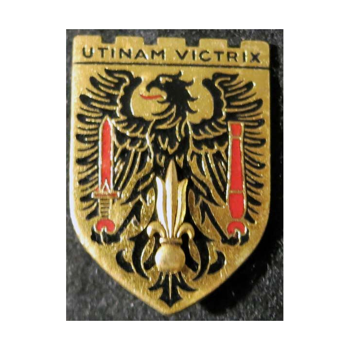 15° DI :15° division d’infanterie Drago Paris G. 1065 en relief et en émail