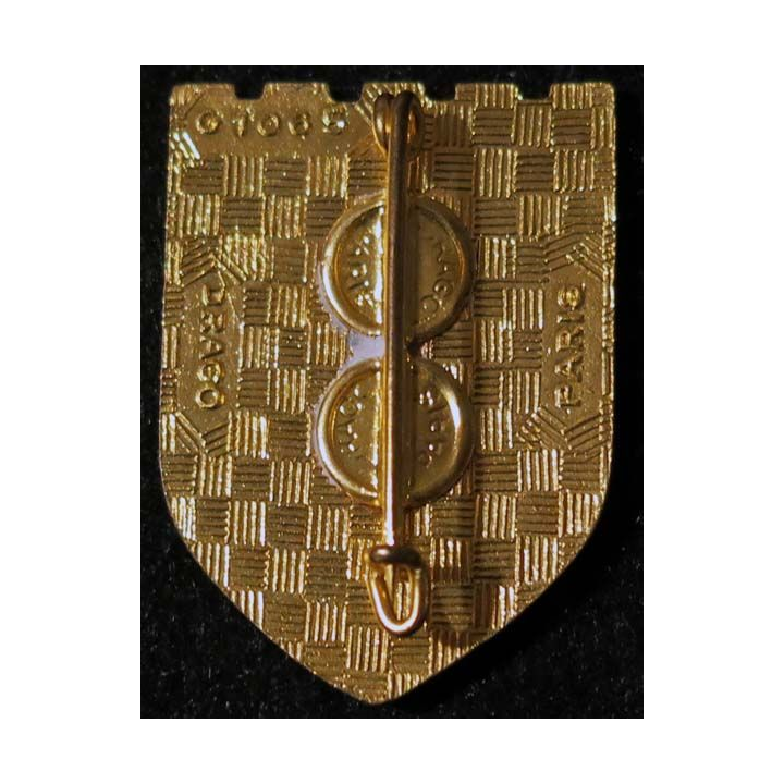 15° DI :15° division d’infanterie Drago Paris G. 1065 en relief et en émail