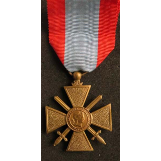 FRANCE : Croix de guerre des théâtres d'opérations extérieures en bronze