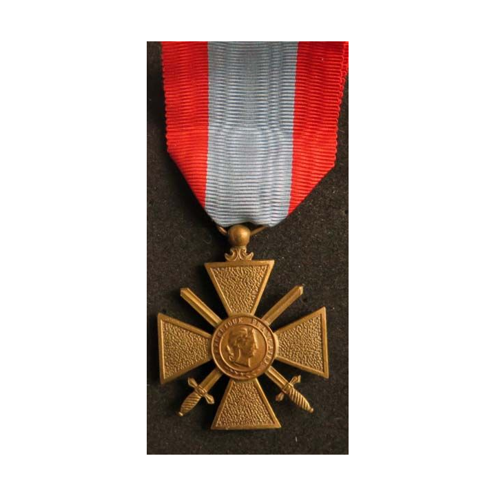 FRANCE : Croix de guerre des théâtres d'opérations extérieures en bronze
