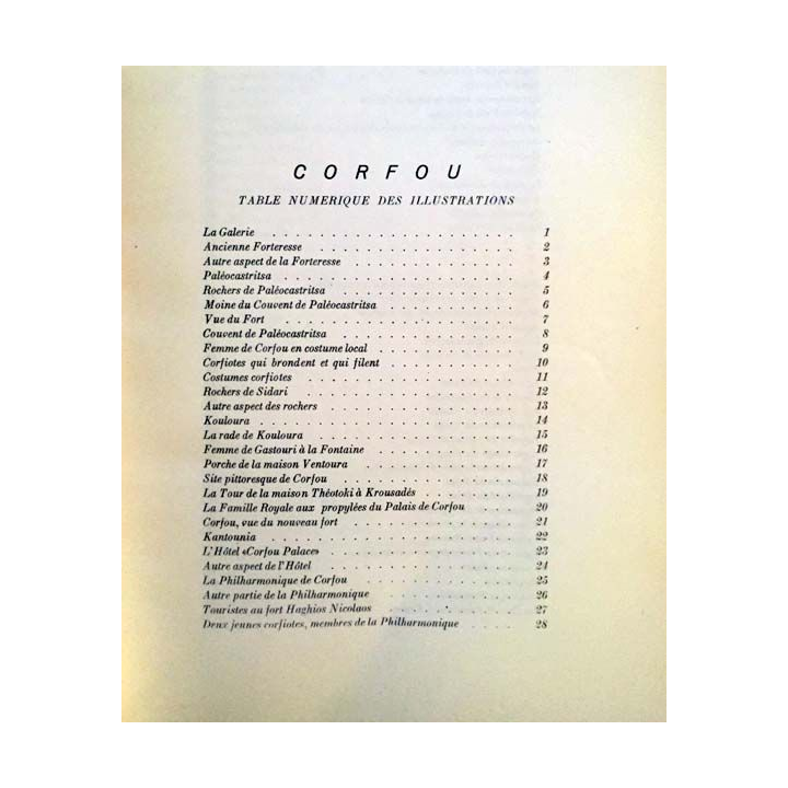 1. Kerkyra - Corfou de Basil L. Kazandzis aux éditions M. Pechlivanidis & Cie