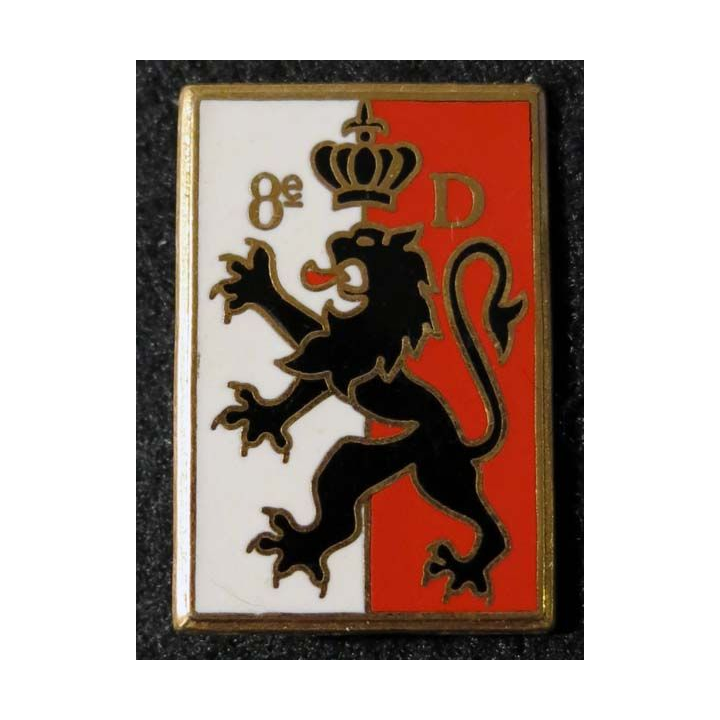 8° DI : 8° division d’infanterie Ballard G. 1881 plat grenu doré