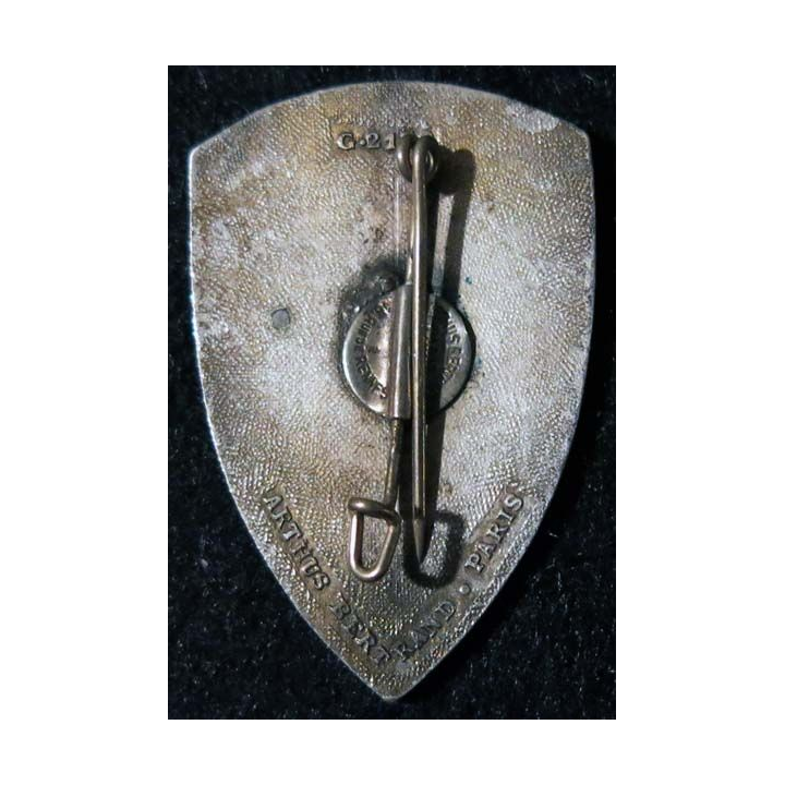 XV° BM :XV° brigade motorisée (chiffre 15) Arthus Bertrand G. 2158   émail