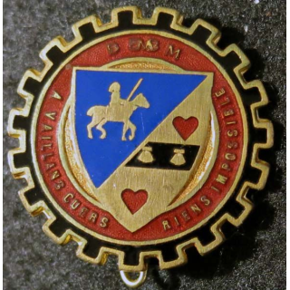 58° BM : 58° Bataillon de Mitrailleurs  Drago Béranger déposé en émail