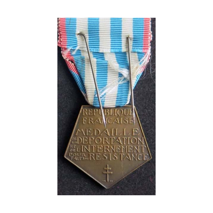 FRANCE : médaille de la déportation et de l'internement our faits de résistance  en bronze