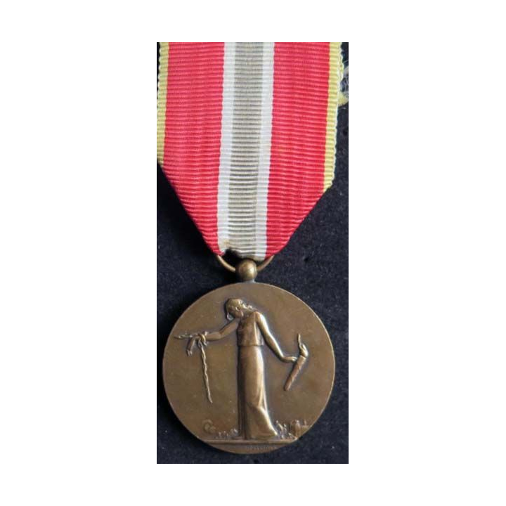 FRANCE : médaille des prisonniers civils déportés et otages de la Grande Guerre en bronze 
