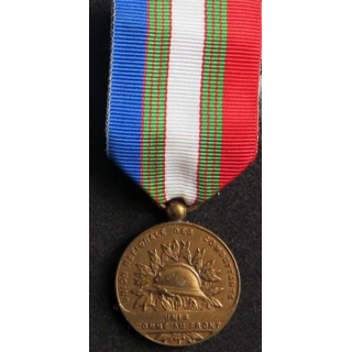 FRANCE : médaille de l'Union Nationale des Combattants UNC en bronze 