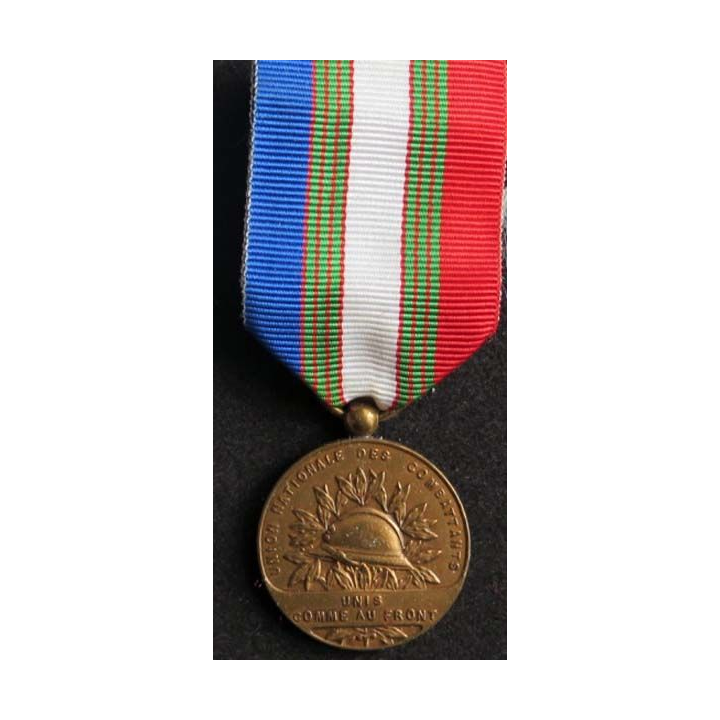 FRANCE : médaille de l'Union Nationale des Combattants UNC en bronze 