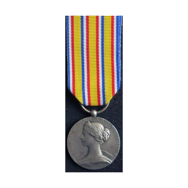 médaille des sapeurs pompiers du ministère de l'Intérieur en argent
