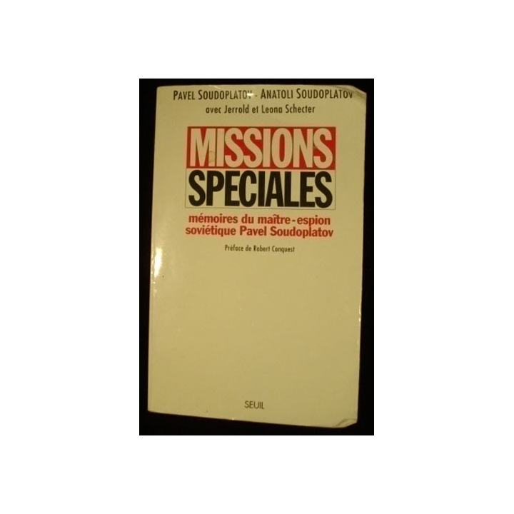 1. MISSIONS SPÉCIALES PAR PAVEL SOUDOPLATOV