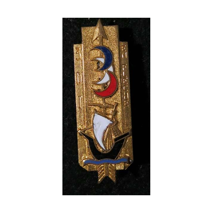 3° DI : 3° division d’infanterie "en flèche" Arhus Bertrand en émail