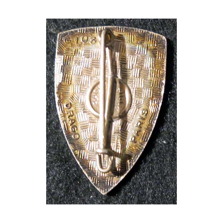 19° DBI :19° demi brigade d’infanterie Drago Paris G. 1033 plat en émail