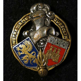 71° RI :71° régiment d’infanterie de fabrication Drago Paris H. 110 ajouré en émail