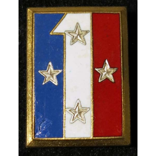 1° CA : 1° corps d'armée Drago Paris Léger éclat d'émail sur la partie bleue.